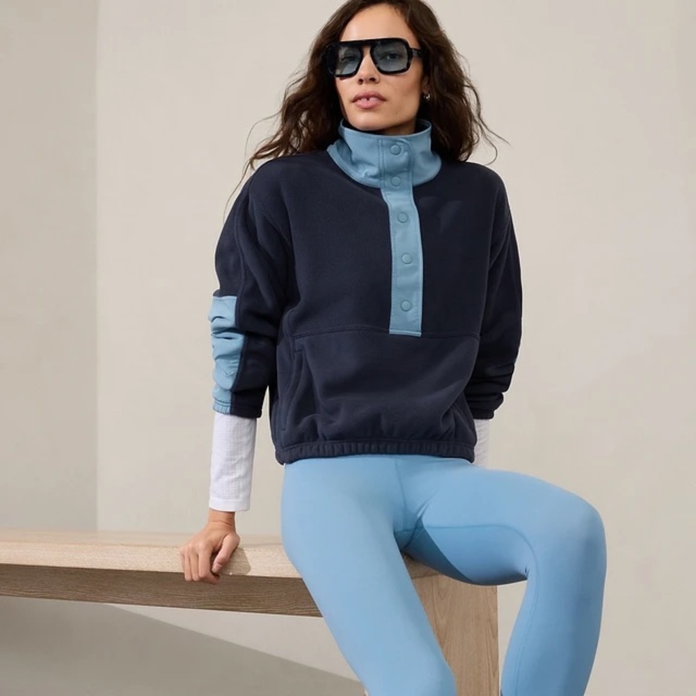 Athleta MicroFleece Overlook Sweatshirt